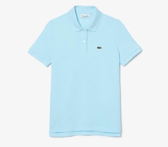 Áo Polo Lacoste Nữ Dáng Suôn Regular Fit PF7839-00-SIZ Màu Xanh Da Trời