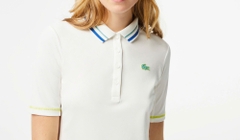 Áo Polo Tennis / Pickleball Lacoste Nữ Dáng Ôm Slim Fit PF4842-00-70V Màu Trắng