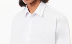 Áo Sơ Mi Lacoste Nam Dài Tay French Collar Dáng Slim Fit CH5253-00-001 Màu Trắng