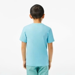 Áo Thun Lacoste Trẻ Em TJ8811-00-LGF Màu Xanh Mint