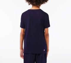 Áo Thun Lacoste Trẻ Em TJ8811-00-166 Màu Xanh Navy