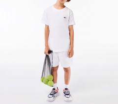 Áo Thun Lacoste Trẻ Em TJ8811-00-001 Màu Trắng