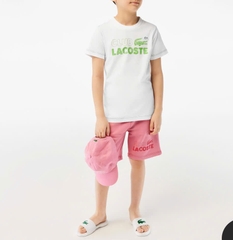 Áo Thun Lacoste Trẻ Em TJ5484-00-001 Màu Trắng