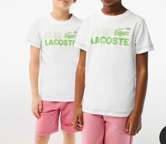 Áo Thun Lacoste Trẻ Em TJ5484-00-001 Màu Trắng