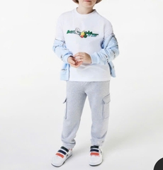 Áo Thun Lacoste Trẻ Em TJ5310-00-SBH Màu Trắng