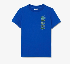 Áo Thun Lacoste Trẻ Em TJ1249-00-SQ0 Màu Xanh Dương