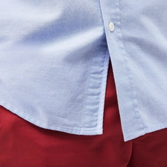 Áo Sơ Mi Lacoste Nam Dài Tay Oxford Dáng Regular CH4976-00-58M Màu Xanh