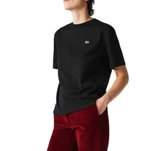 Áo Thun Lacoste Nữ Dáng Suôn TF5441-00-031 Màu Đen