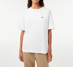 Áo Thun Lacoste Nữ Dáng Suôn TF5441-00-001 Màu Trắng