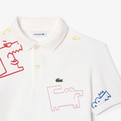 Áo Polo Trẻ Em Lacoste PJ7657-00-2CQ Màu Trắng