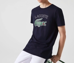 Áo Thun Lacoste Nam Dáng Regular TH9299-00-166 Xanh Navy