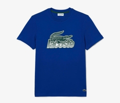 Áo Thun Lacoste Nam Dáng Regular TH5070-00-JQ0 Màu Xanh Dương
