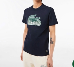 Áo Thun Lacoste Nam Dáng Regular TH5070-00-166 Màu Xanh Navy