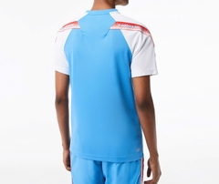Áo Thun Lacoste Nam Thể Thao Dáng Regular TH5196-00-XGI Màu Xanh Dương