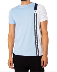 Áo Thun Lacoste Nam Thể Thao Dáng Regular TH1784-00-LVI Màu Xanh Dương - Trắng