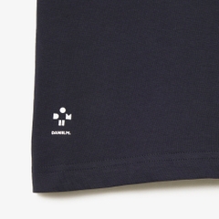 Áo Thun Lacoste Nam Thể Thao Tennis x Daniil Medvedev TH5179-00-WYI Màu Xanh Navy - Trắng