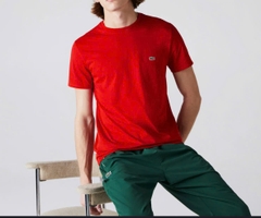 Áo Thun Lacoste Nam Dáng Regular Pima Cotton TH6709-00-240 Màu Đỏ