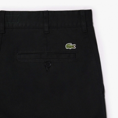 Quần Dài Lacoste Nam Kaki Dáng Slim HH3463-00-031 Màu Đen