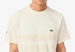 Áo Thun Lacoste Nam Dáng Classic TH9769-00-XFJ Màu Kem
