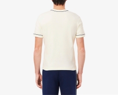 Áo Thun Lacoste Nam Dáng Slim Fit TH944-00-ARS Màu Kem