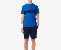 Áo Thun Thể Thao Lacoste Nam Novak Djokovic TH8986-00-892 Màu Xanh Dương