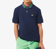 Áo Polo Trẻ Em Lacoste PJ8402-00-HTI Màu Xanh Navy