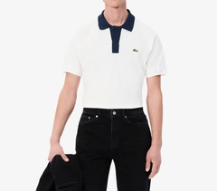 Áo Polo Lacoste Nam Cổ Phối Màu Dáng Classic PH9879-00-522 Màu Trắng