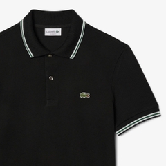 Áo Polo Lacoste Nam Viền Cổ Dáng Regular PH9875-00-031 Màu Đen