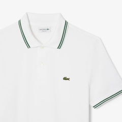 Áo Polo Lacoste Nam Viền Cổ Dáng Regular PH9875-00-001 Màu Trắng