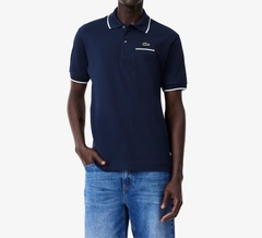 Áo Polo Lacoste Nam Viền Cổ Dáng Classic PH9838-00-HHW Màu Xanh Navy