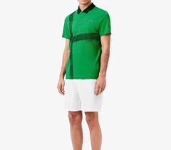Áo Polo Thể Thao Lacoste Nam Novak Djokovic DH8971-00-SIW Màu Xanh Lá