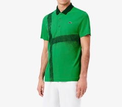 Áo Polo Thể Thao Lacoste Nam Novak Djokovic DH8971-00-SIW Màu Xanh Lá