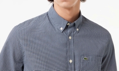 Áo Sơ Mi Lacoste Nam Organic Cotton Carô Dáng Regular CH5622-522 Màu Xanh Đậm