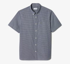 Áo Sơ Mi Lacoste Nam Organic Cotton Carô Dáng Regular CH5622-522 Màu Xanh Đậm