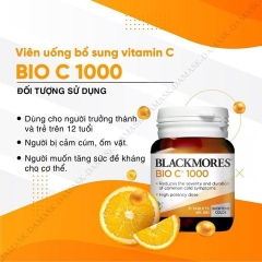 Blackmores Viên Uống Bổ Sung Vitamin C Bio C 1000mg 31 Viên