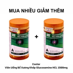 Combo 2 Hộp Costar Viên uống bổ xương khớp Glucosamine HCL 1500mg 120 viên