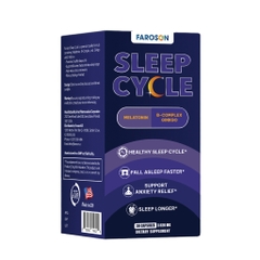 Faroson Viên Uống Ngủ Ngon Sleep Cycle Melatonin 3mg 30 Viên