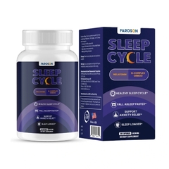 Combo 2 Hộp Faroson Viên Uống Ngủ Ngon Sleep Cycle Melatonin 3mg 30 viên