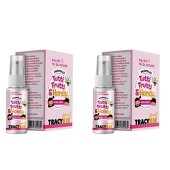 Combo 2 Chai Tracybee Xịt Keo Ong Xanh Vị Trái Cây Hỗ Trợ Cải Thiện Viêm Họng, Ho 30ml