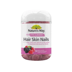 Nature’s Way Kẹo Dẻo Làm Đẹp Da, Móng Và Tóc Cho Người Lớn Vita Gummies 60 Viên