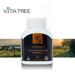 Vitatree Viên Uống Nhau Thai Cừu Mega Sheep Placenta 8000 Max 60 Viên