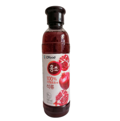 Ofood Giấm Lựu Ép Lên Men Đẹp Da, Hỗ Trợ Giảm Cân HongCho Chai 500ml