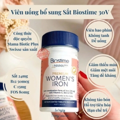Biostime Viên Uống Bổ Sung Sắt Hữu Cơ 30 Viên