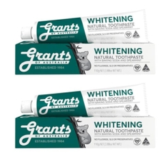 Combo 2 Tuýp Grants of Australia Kem Đánh Răng Chiết Xuất Baking Soda, Bạc Hà 110g