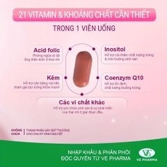 Vitabiotics Viên Uống Hỗ Trợ Thụ Thai Cho Nữ Pregnacare Before Conception 30 Viên