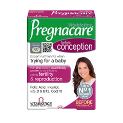 Vitabiotics Viên Uống Hỗ Trợ Thụ Thai Cho Nữ Pregnacare Before Conception 30 Viên