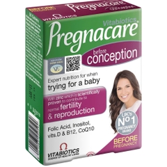 Vitabiotics Viên Uống Hỗ Trợ Thụ Thai Cho Nữ Pregnacare Before Conception 30 Viên