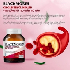 Blackmores Viên Uống Giảm Cholesterol Hỗ Trợ Tim Mạch Cholesterol Health 60 Viên