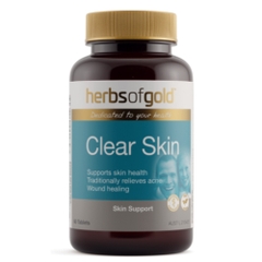 Herbs Of Gold Viên Uống Clear Skin Hỗ Trợ Thải Độc Da, Giảm Mụn 60 Viên