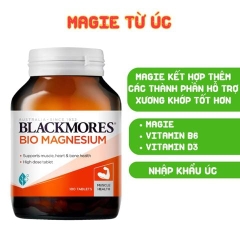 Blackmores Viên Uống Hỗ Trợ Bổ Sung Magie Bio Magnesium 100 Viên - Chính Hãng Úc
